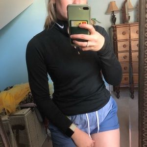 NIKE long sleeve shirt. zip up